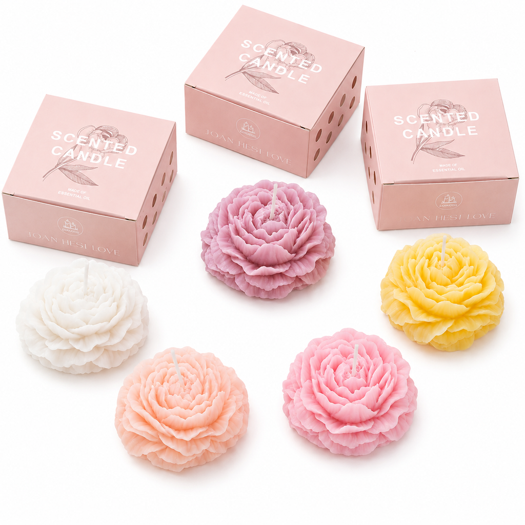 Blooming Peony Candle