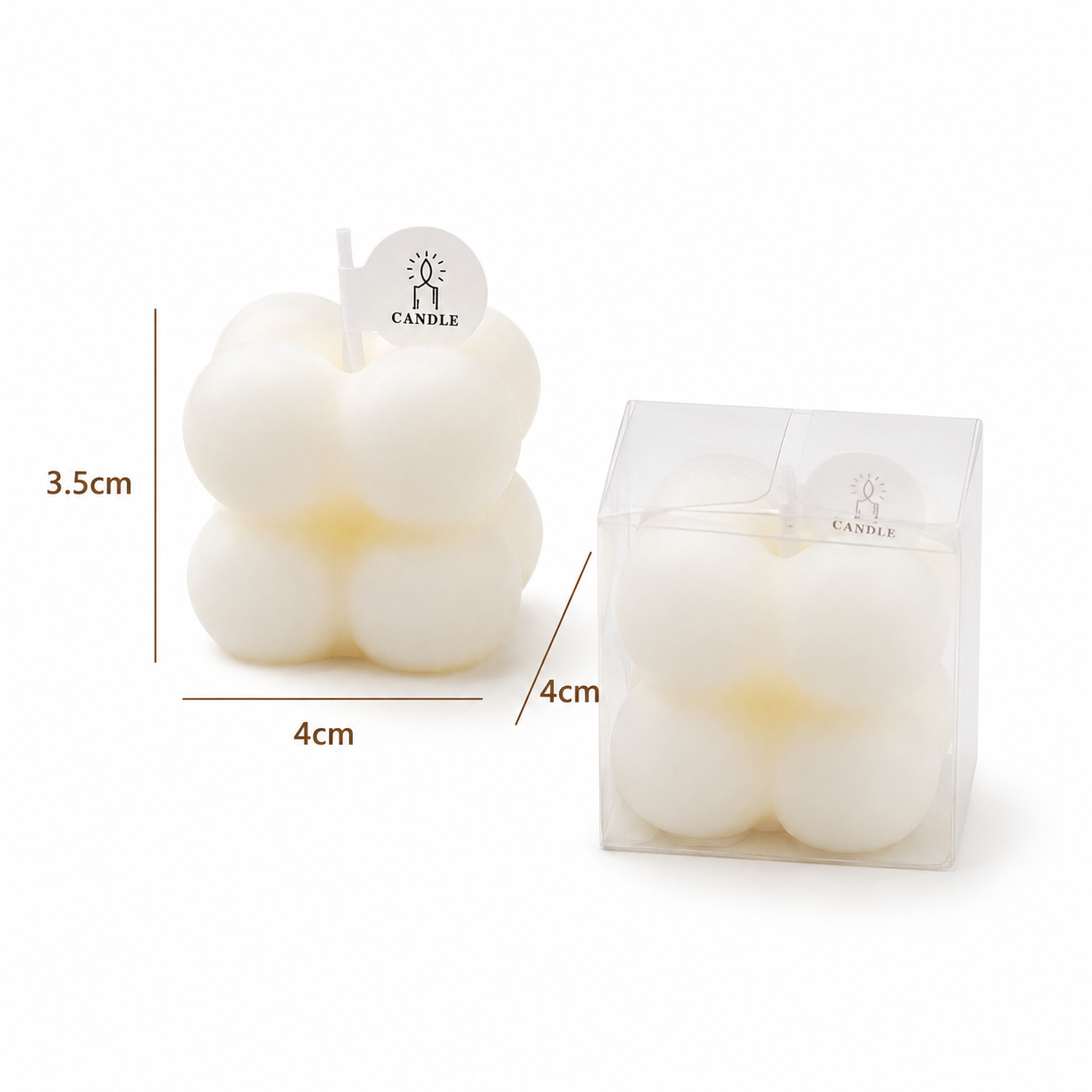 Bubble Cube Candle