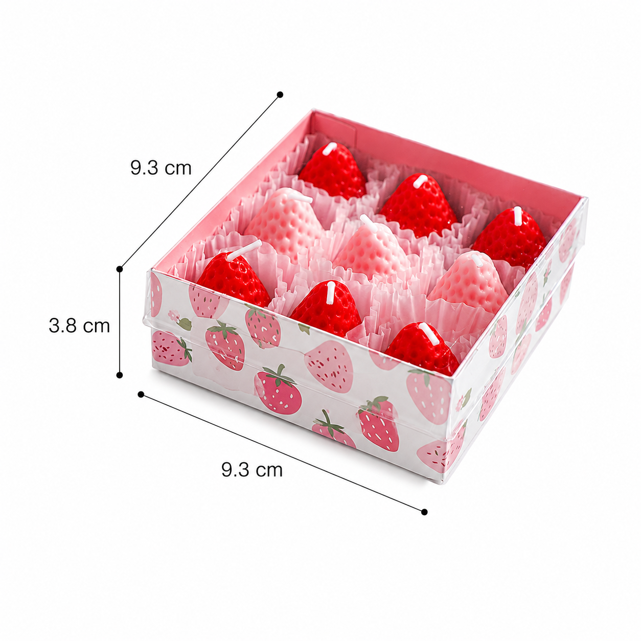 Strawberry Candle Set