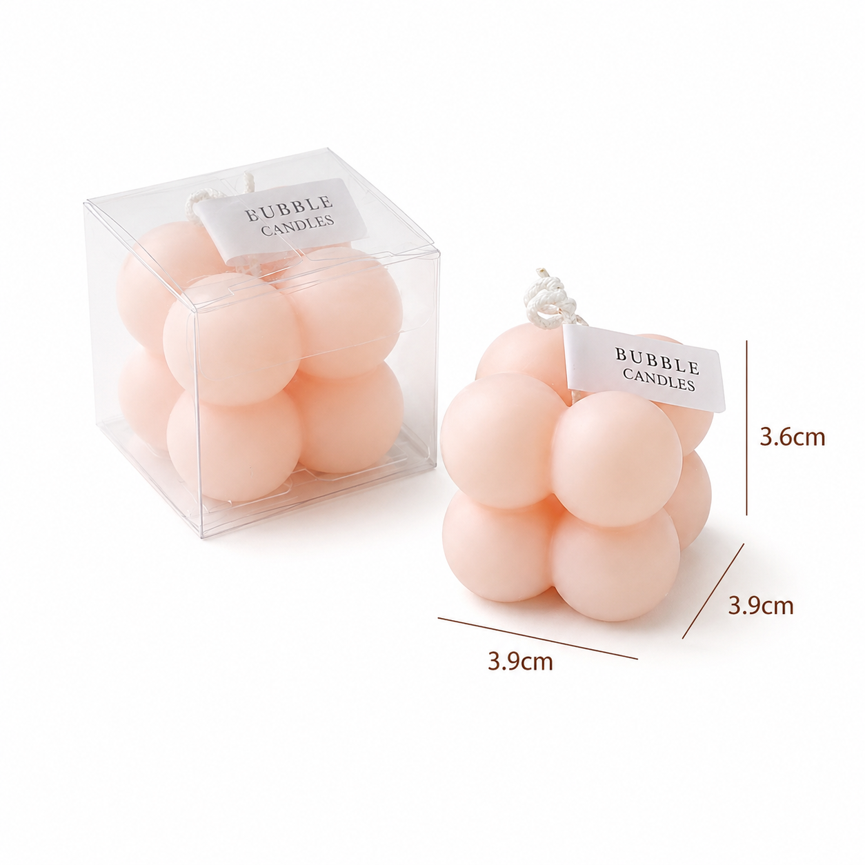 Bubble Cube Candle