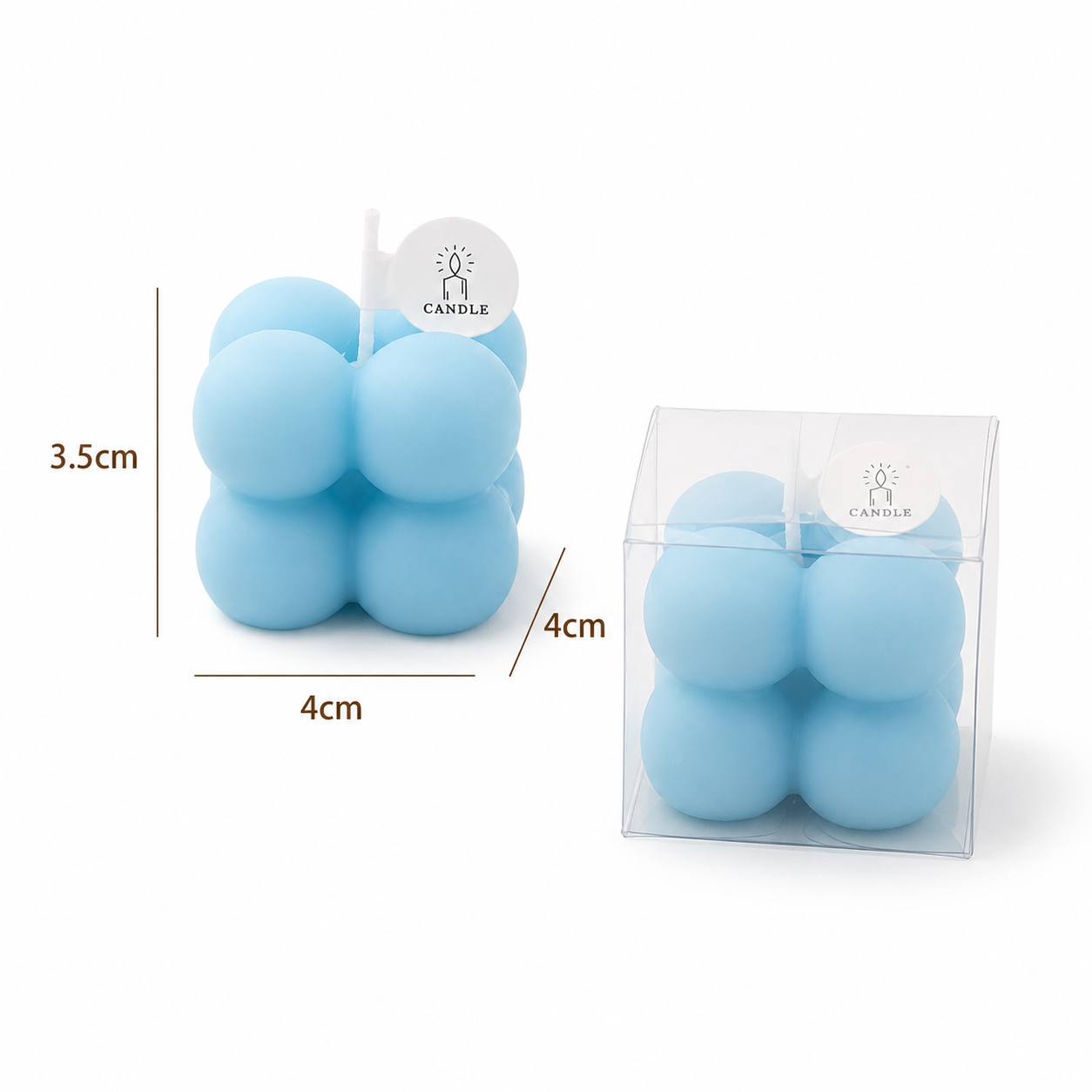 Bubble Cube Candle