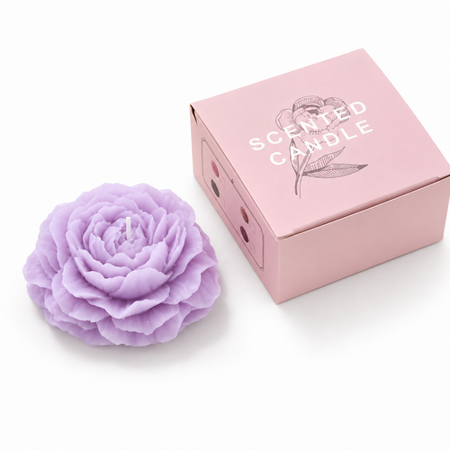 Blooming Peony Candle